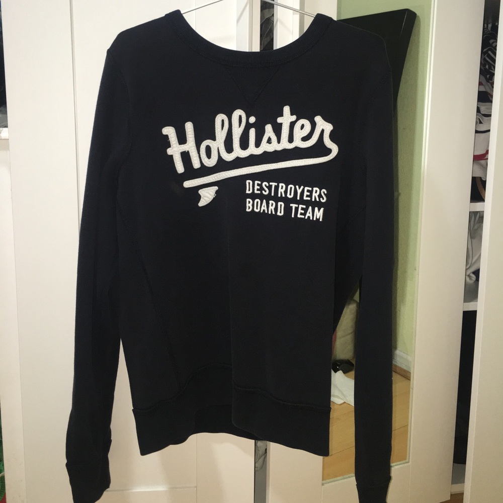 Hollister Destroyed Board Team Sweater